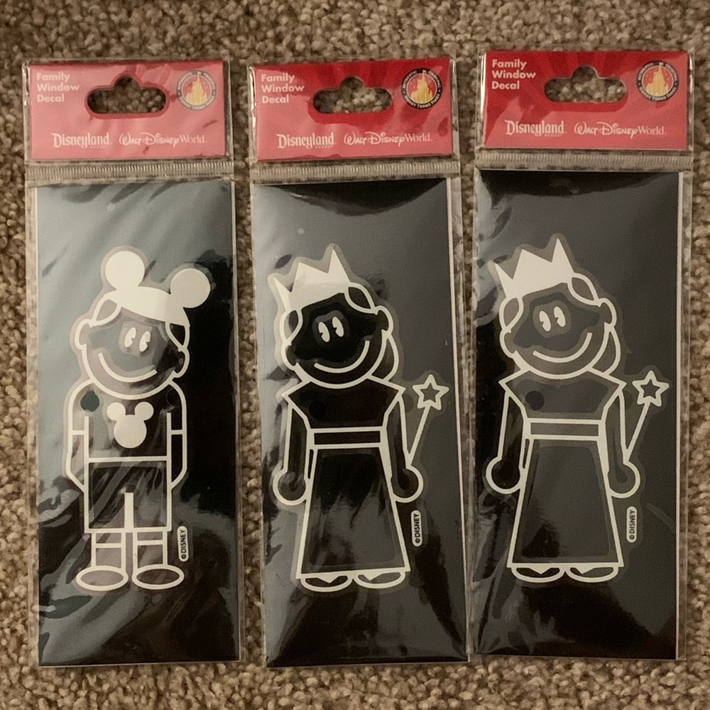 Disney Family Window Decals (3)